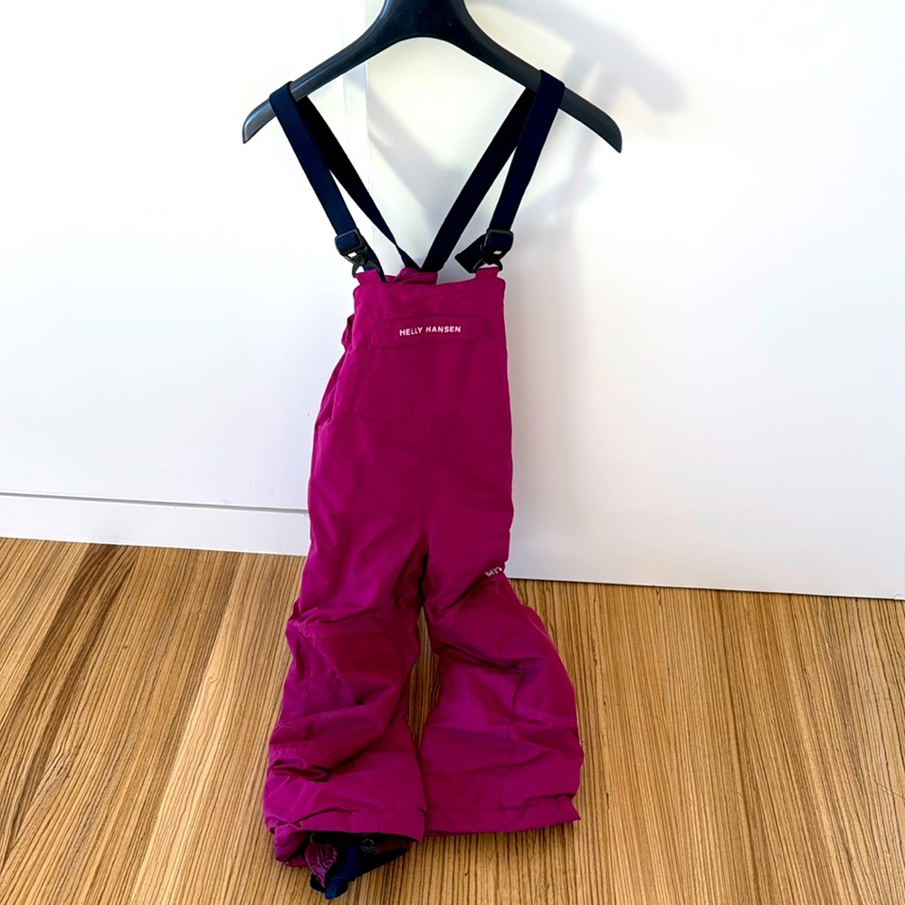 Helly Hansen kids bib ski pants